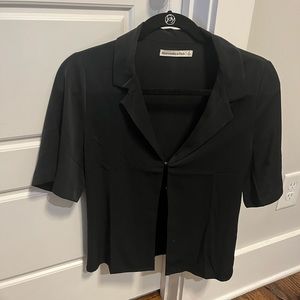 Abercrombie open front flowy top